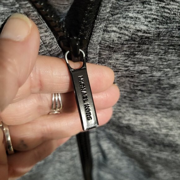 WOMANS MICHAEL KORS ACTIVE MESH-PANEL FULL ZIP JACKET SZ S - Picture 6 of 6